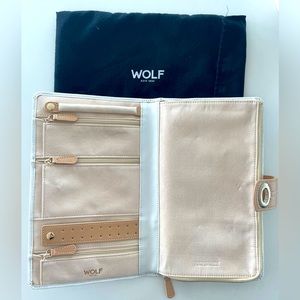 Wolf Jewelry Travel Case with dust bag